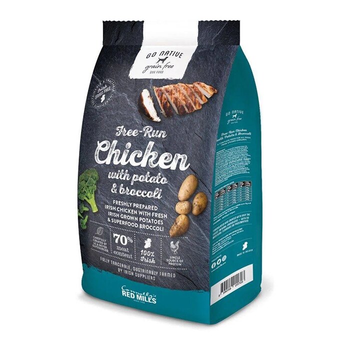 Go Native Chicken with Potato & Broccoli Grain Free Dog Food - 4kg
